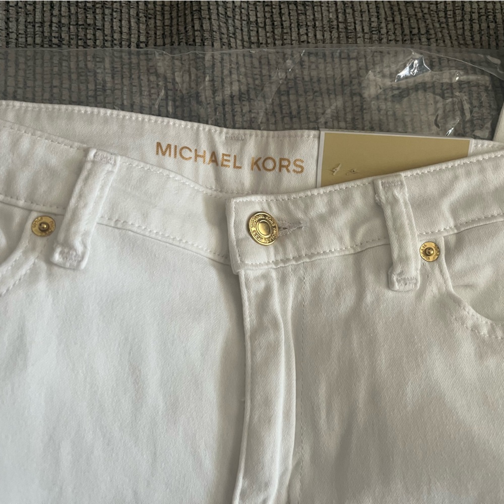 Michael Kors white Izzy Skinny Jeans - Picture 10 of 11